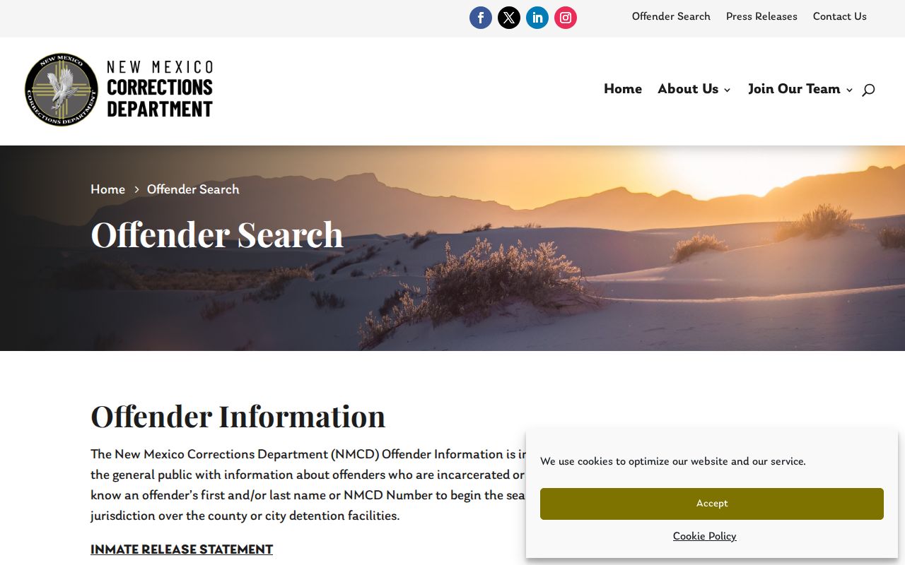 NMCD release search jurisdiction and update warning for San Juan County